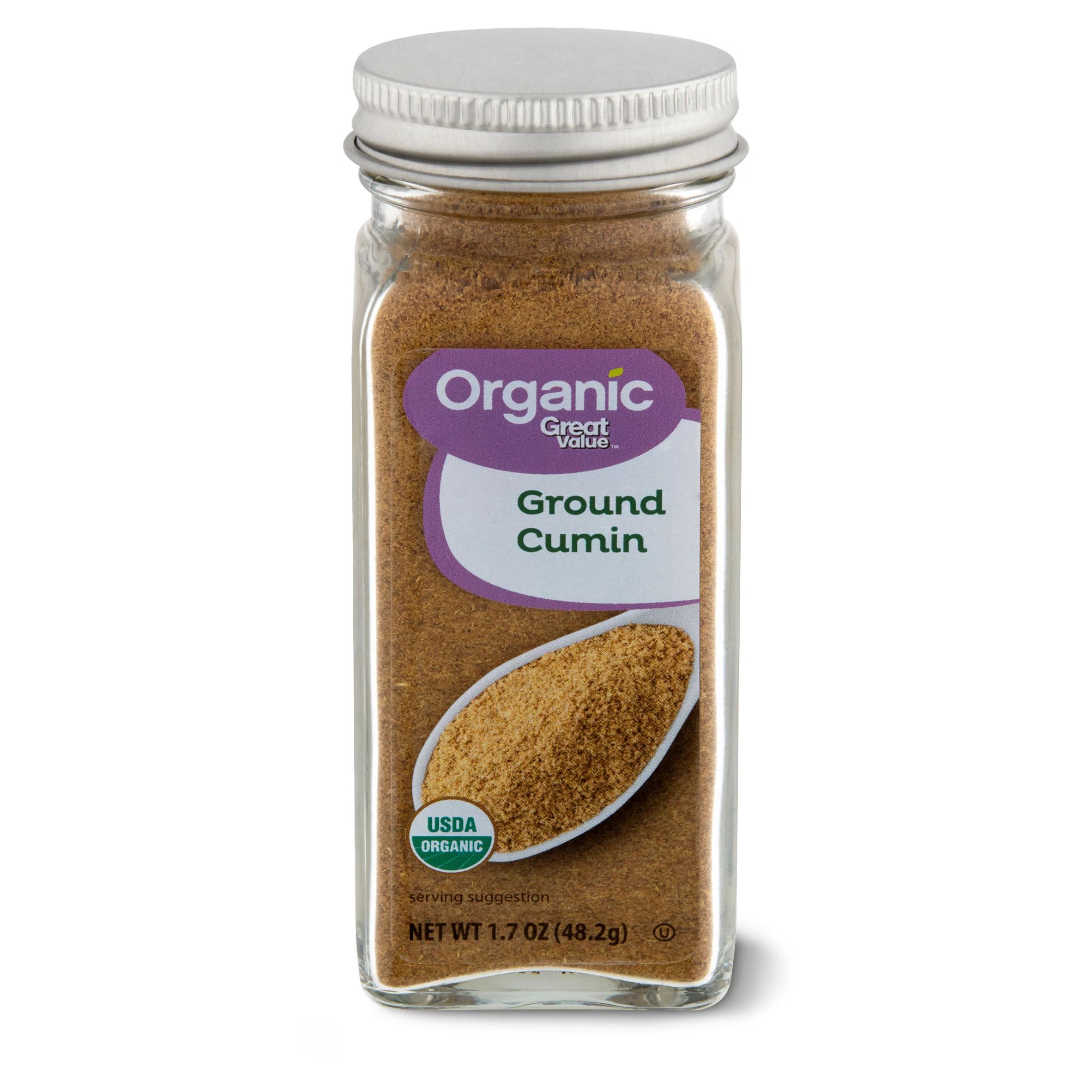 Great Value Organic Ground Cumin, 1.7 oz - Walmart.com | Walmart (US)