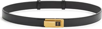 Charniere Logo Buckle Leather Belt | Nordstrom