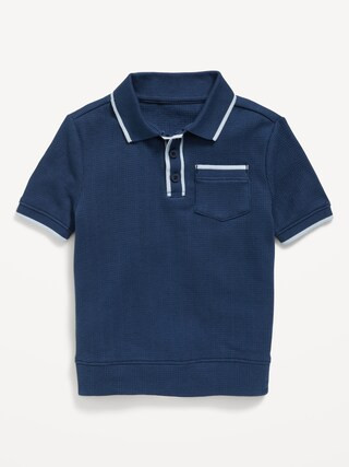 Sweater-Knit Pocket Polo Shirt for Toddler Boys | Old Navy (US)