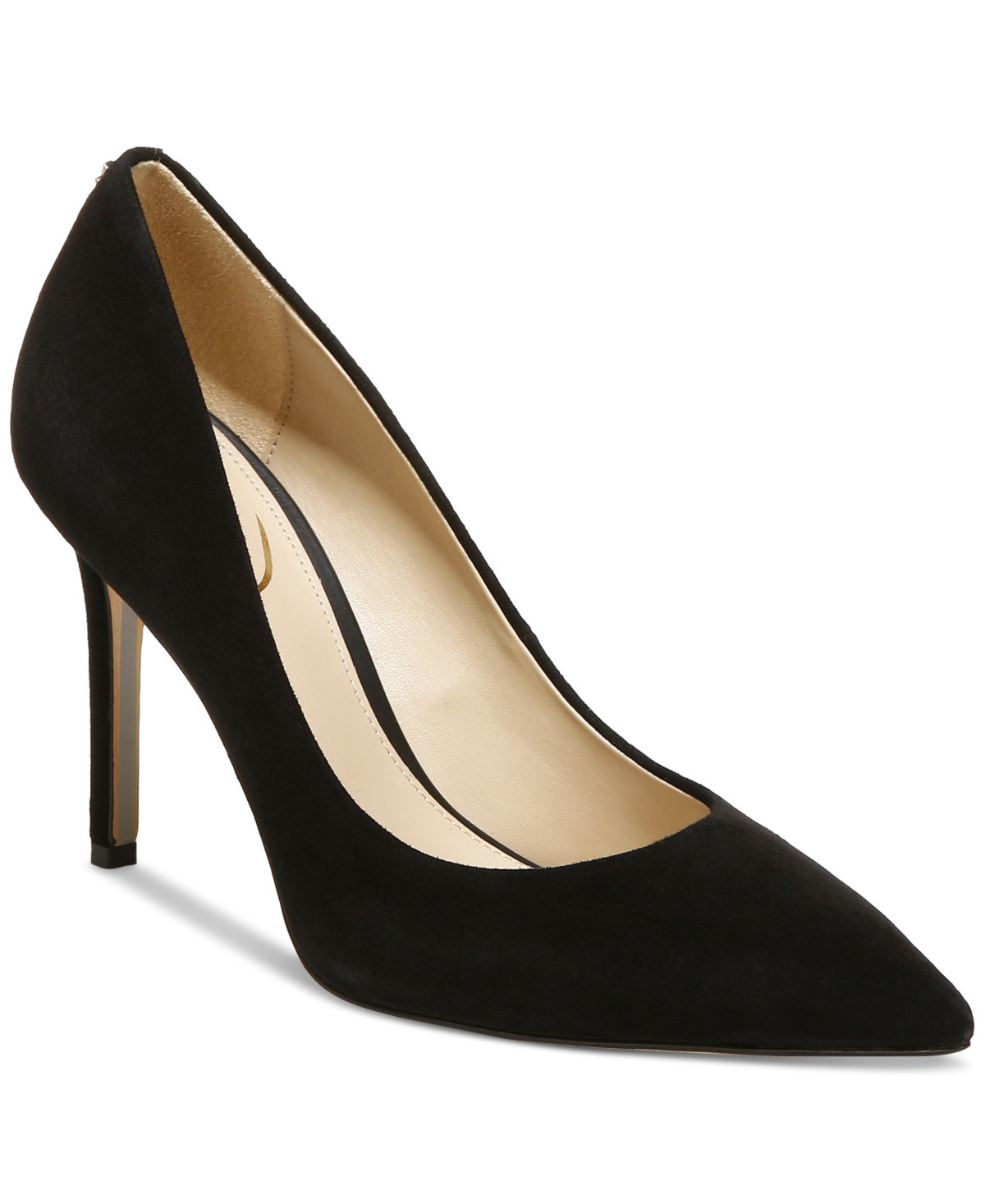 Sam Edelman Women's Hazel Pumps - Black Suede | Macy's