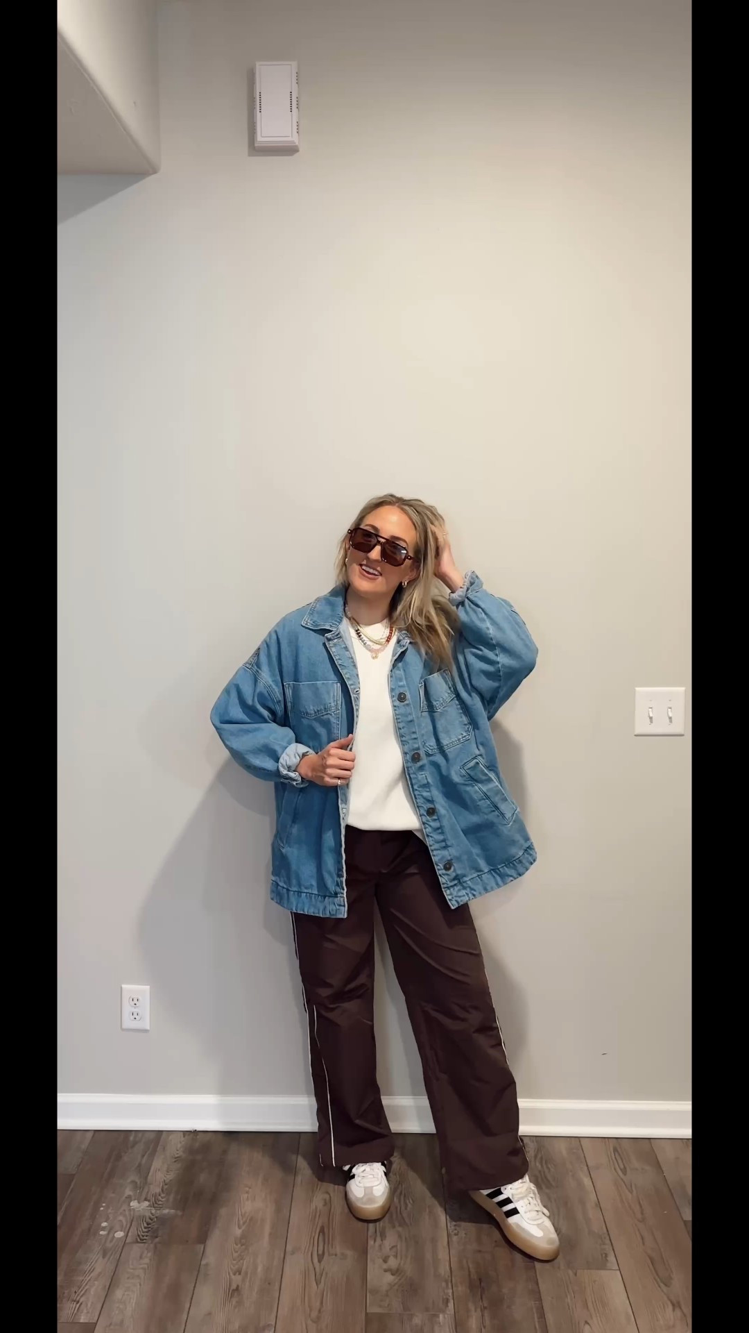 Styled these coco brown amazon track sweats for an elevated casual mom look ✨ I have this sweater in 4 colors and love it! Such a good dupe for the Free People easy street sweater for a fraction of the price!! ❤️

#LTKMidsize #LTKootd #LTKmomlife