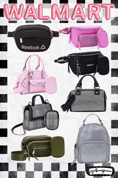 Walmart affordable bags, belt bags, shoulder bags, Fanny pack, affordable accessories, rhinestone, backpack, Madden NYC, Reebok 

#walmart #walmartfinds #walmartfind #founditatwalmart #walmart style #walmartfashion #walmartoutfit #walmartlook  #pink #pinklook #lookswithpink #outfitwithpink #outfitsfeaturingpink #pinkaccent #pinkoutfit #pinkoutfits #outfitswithpink #pinkstyle #pinkoutfitideas #pinkoutfitinspo #pinkoutfitinspiration #black #blacklook #blackoutfit #outfitwithblack #lookswithblack #blackoutfitinspo #blackoutfitinspiration #looksfeaturingblack #edgy #style #fashion #edgystyle #edgyfashion #edgylook #edgyoutfit #edgyoutfitinspo #edgyoutfitinspiration #edgystylelook  #green #olive #olivegreen #hunter #huntergreen #kelly #kellygreen #forest #forestgreen #greenoutfit #outfitwithgreen #greenstyle #greenoutfitinspo #greenlook #greenoutfitinspiration #fannypack #fanny #pack #bumbag #bum #bag #pouch #handsfree #belt #bag #beltbag #waist #crossbody 

#LTKSeasonal #LTKunder50 #LTKitbag