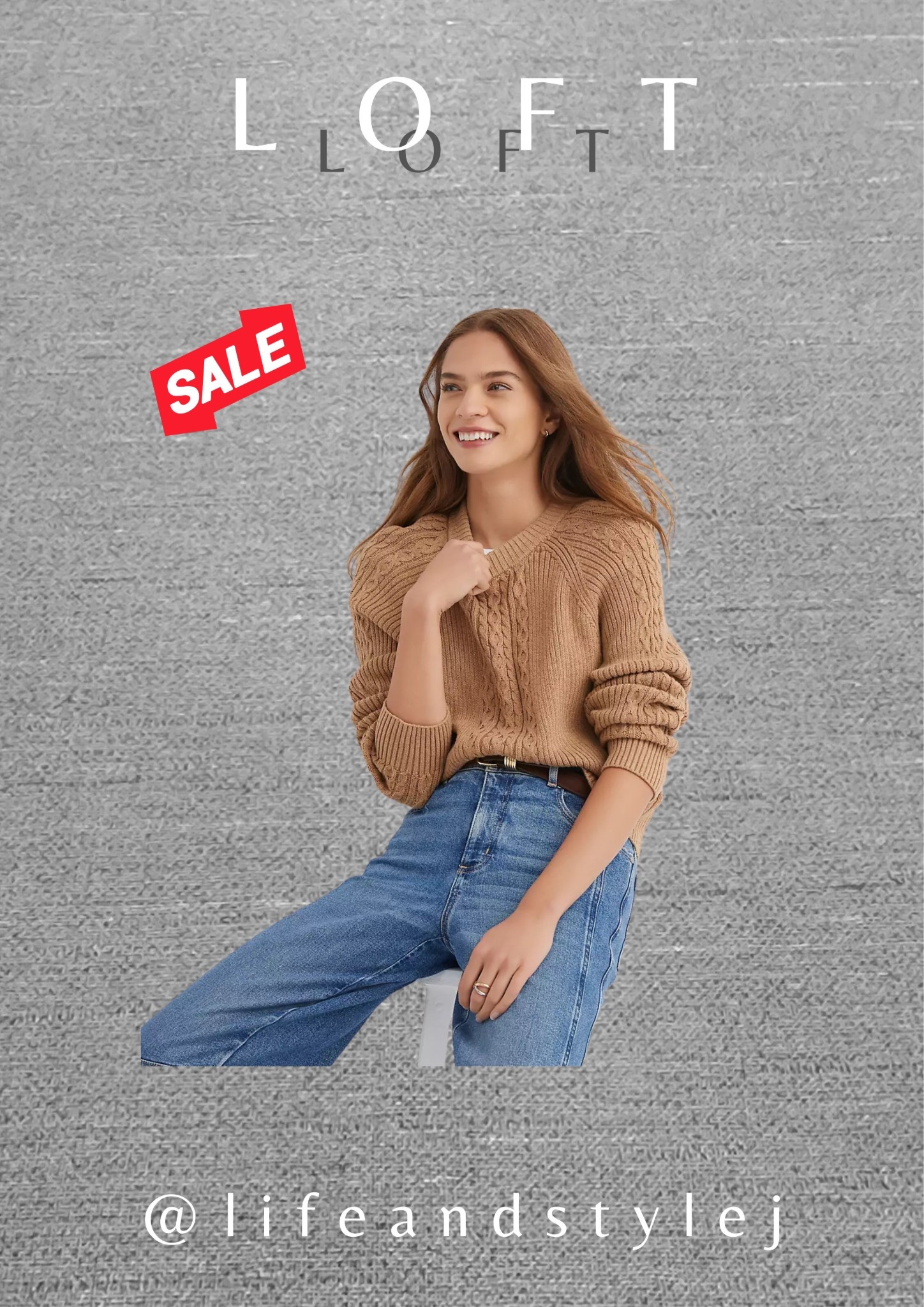 Elevate your wardrobe with the Loft Ribbed Cable Sweater, a timeless piece on sale now. Pair it with tailored trousers and boots for a chic, sophisticated look, or with jeans and sneakers for a casual style. Perfect for midlife women seeking ageless fashion that's both comfortable and stylish. 
#MidlifeFashion #AgelessStyle #CableKnitSweater #WomenOver40Style #FallFashionTrends 

#LTKHoliday #LTKSeasonal #LTKOver40