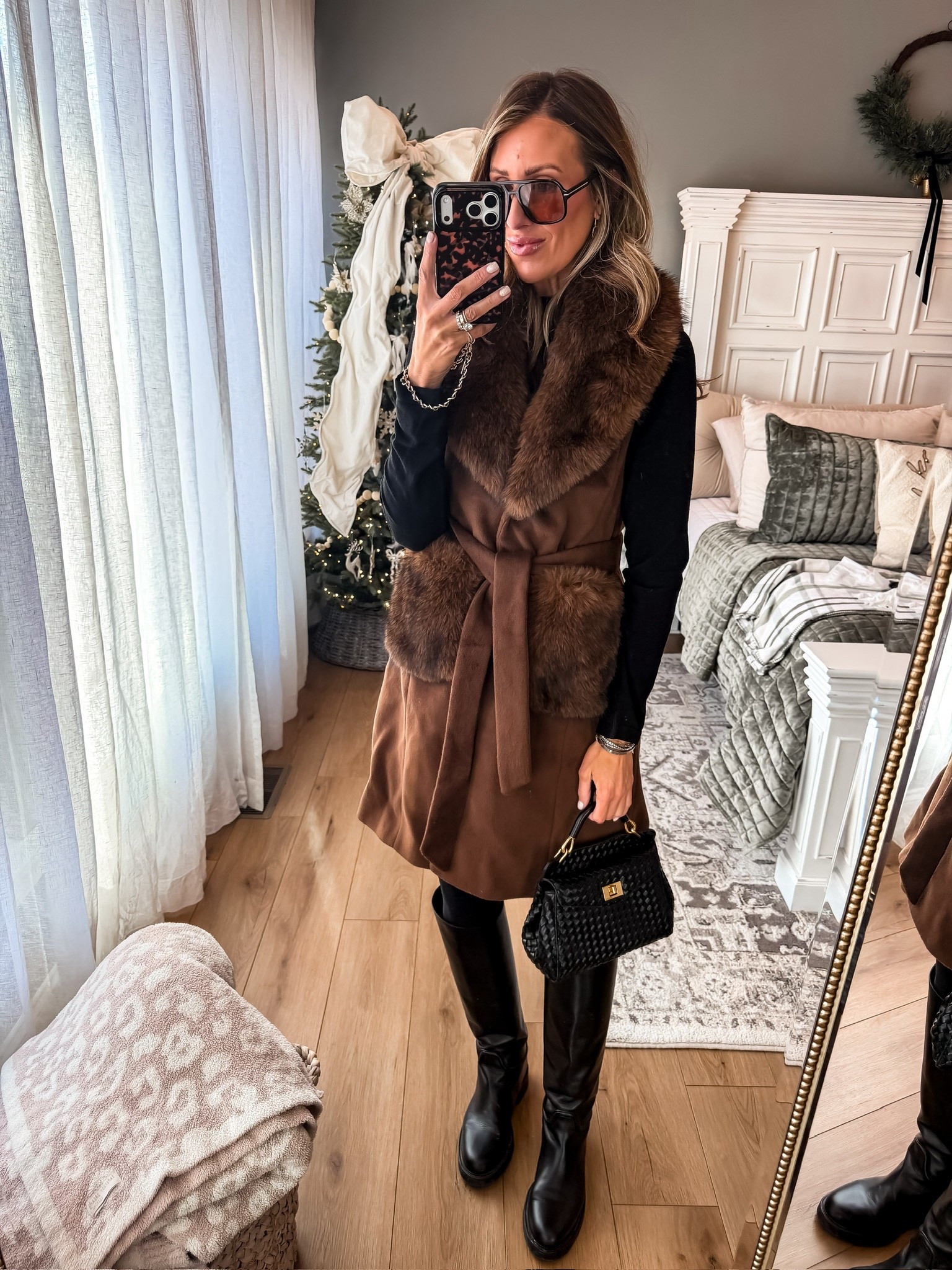 Amazon finds, winter vest, faux fur vest, winter outer wear, handbag, Amazon purse, knee high boots, themominstyle

#LTKootd #LTKSeasonal #LTKmomlife