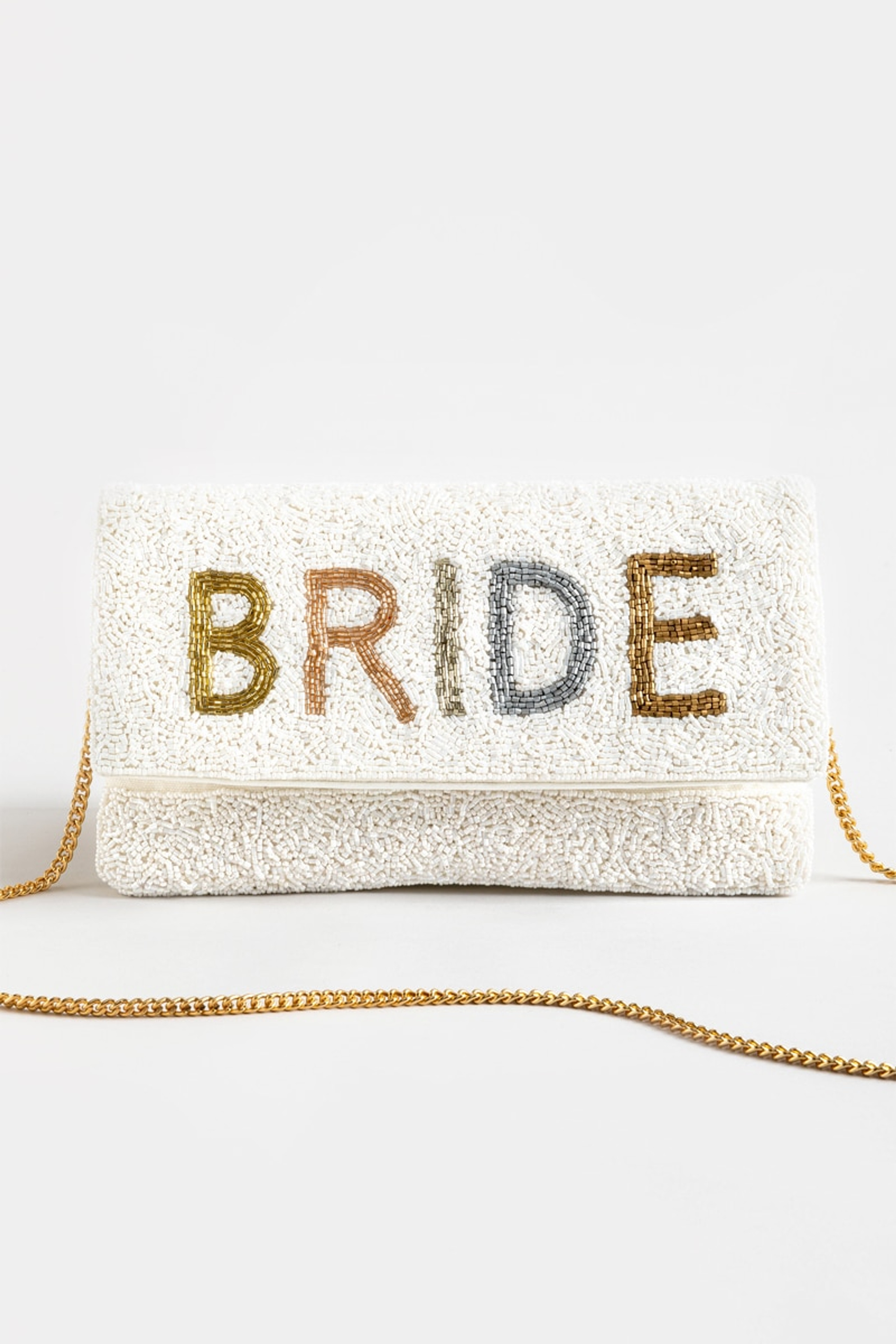 Bride Beaded Clutch | Francesca's