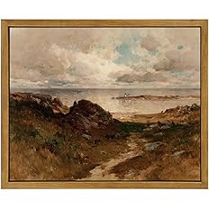 WITCOLOR Framed Large Canvas Wall Art, 12×16in Vintage Wall Art Decor for Living Room Nature Lan... | Amazon (US)