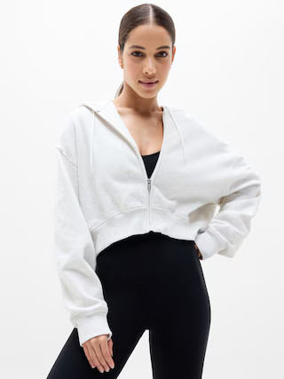 Forever Fleece Crop Full Zip | Athleta | Athleta