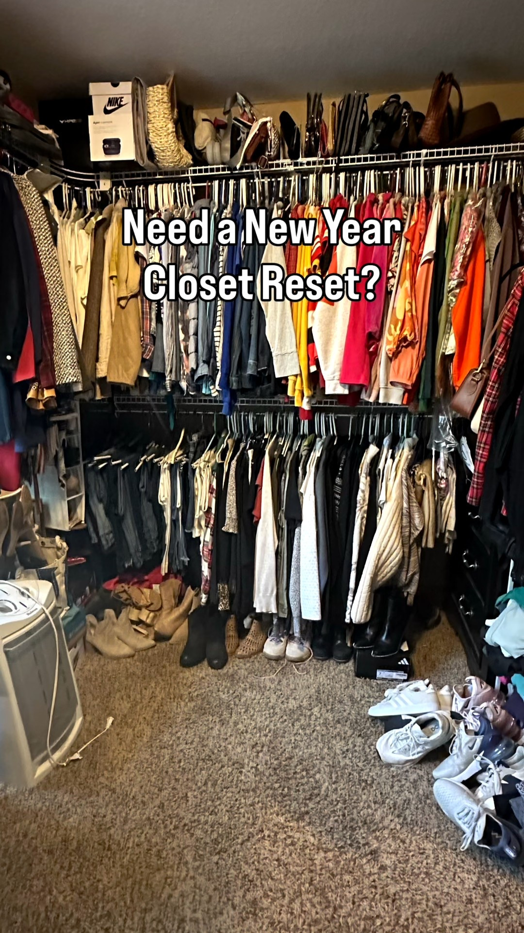 January just feels like the right time for a reset. 

If getting organized is on your list this year, this closet transformation is proof that you don’t need a full renovation to make a big impact.

Small changes, intentional organization, and suddenly the whole closet feels calmer and more functional. Everything we used is linked here  if you’re ready for your own fresh start.

#LTKHome