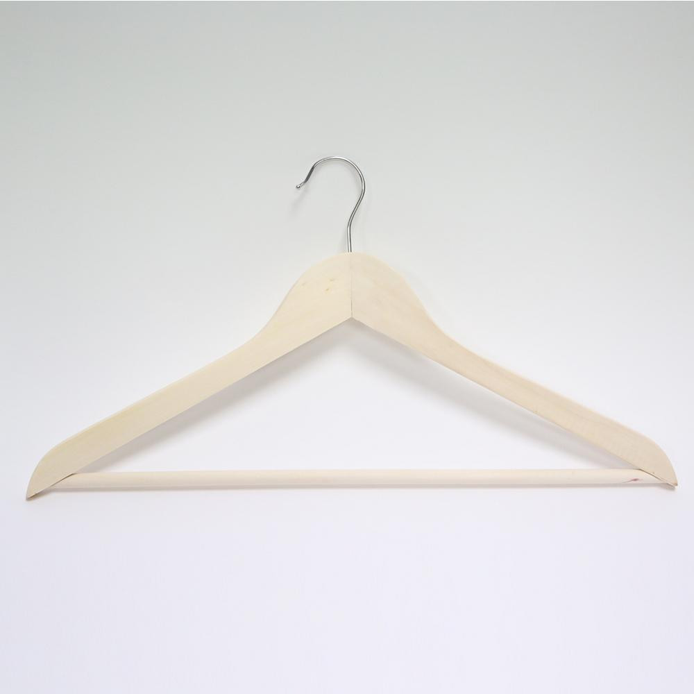 HDX Natural Wood Hangers (20-Pack) | The Home Depot