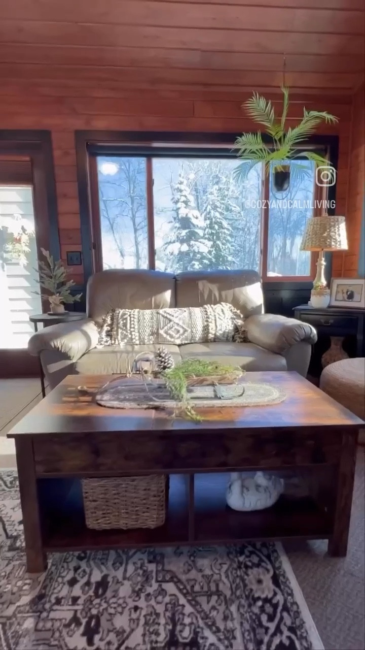 Such a beautiful coffee table that lifts for dinner, crafts and computer work! 

#LTKVideo #LTKhome #LTKHoliday