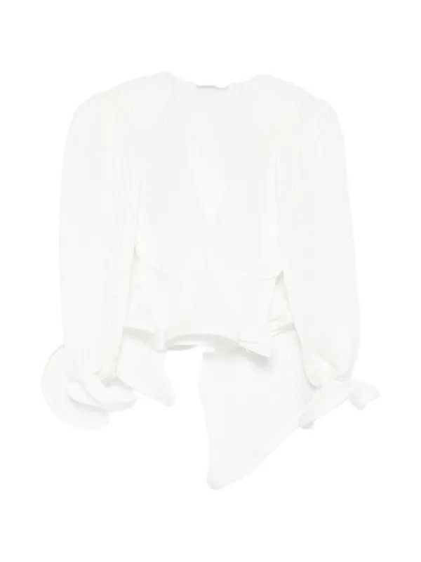Rowen Rose Blusa Con Scollo a V | Bianco | FARFETCH IT | Farfetch Global