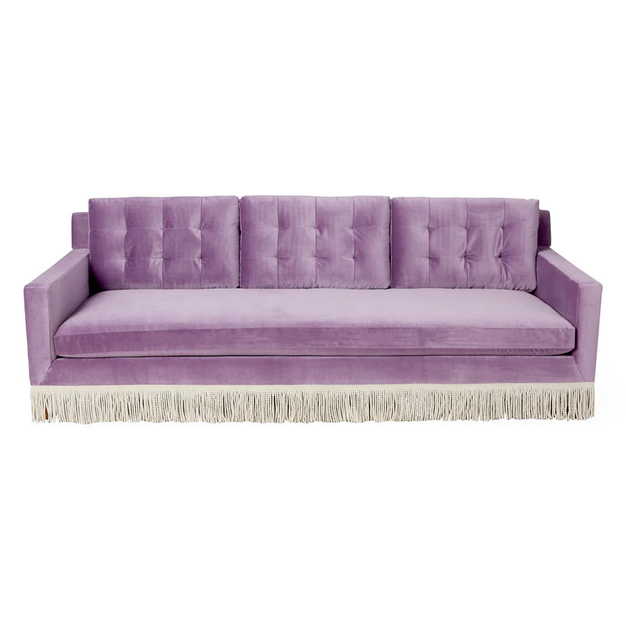 Wright Sofa with Bullion Fringe | Jonathan Adler US