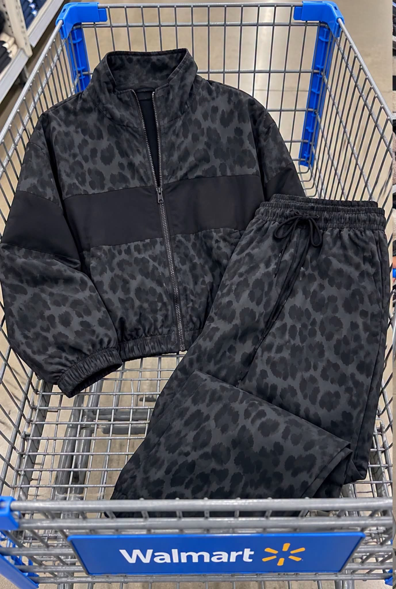New arrivals at Walmart 🖤🐆 This matching leopard set is giving sporty, comfy, and effortlessly cute all at once.  

 #LTKdayinmylife #LTKgrwm #LTKootd