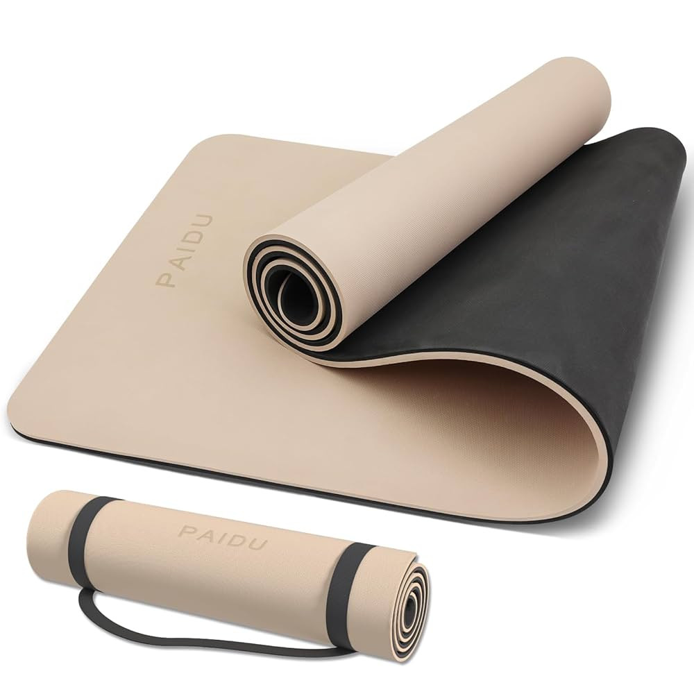 Yoga Mat Non Slip Anti-tear,extra thick-2/5 inch（10MM）High Resiliency Professional POE Yoga M... | Amazon (US)