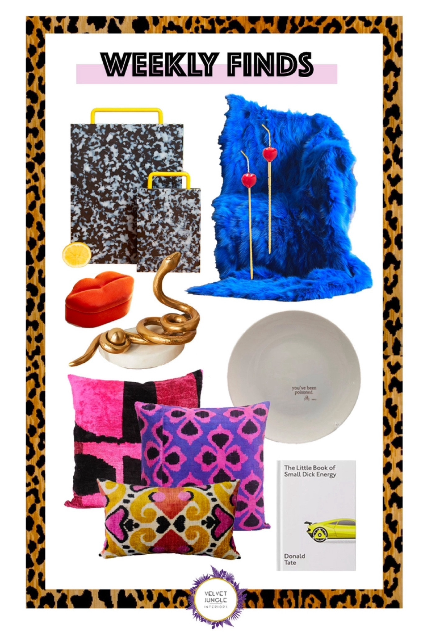It’s a New Year and I’m vibing with all the high octane colors and fluffy textures out there ! This week I’m sharing some of my faves and these pieces are sure to wake up your home instantly (and warn your guests they’ve been poisoned !) 😅

#fluffyblanket #pinkpillows #snakedecor #funkytableware #lipsaccessories
@liketoknow.it #liketkit 
https://liketk.it/4sEFV

#LTKhome #LTKstyletip #LTKSeasonal