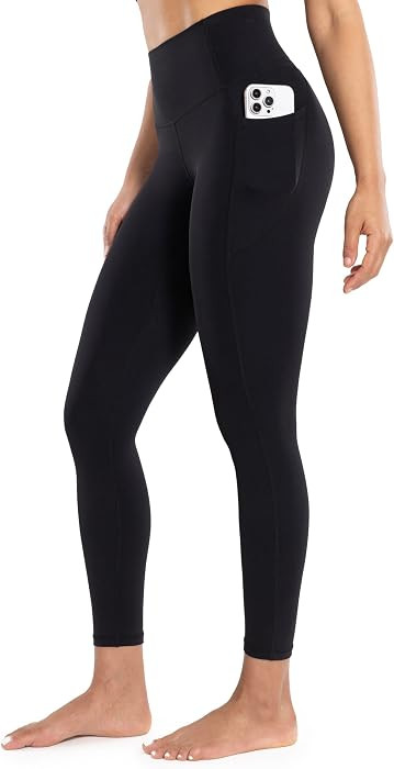 ENERBLOOM Workout Leggings with Pockets for Women High Waist 25"/28" | Amazon (US)