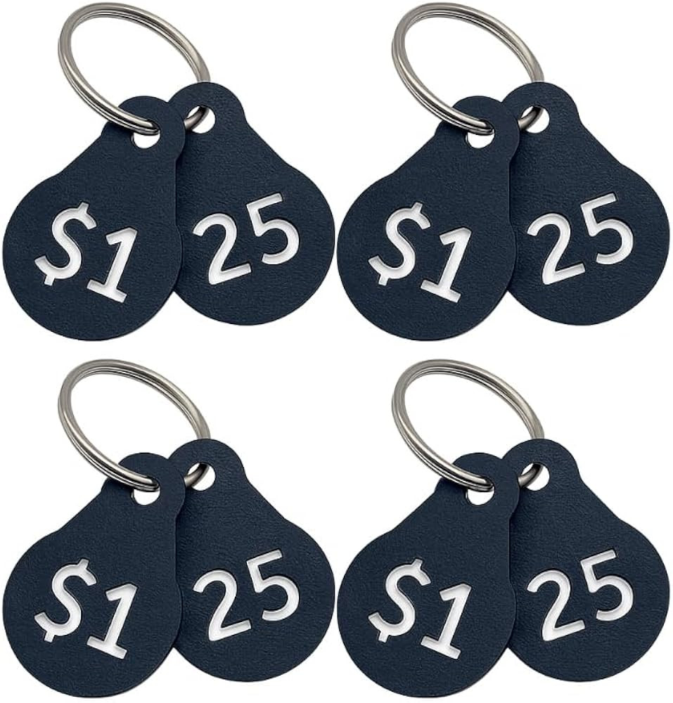 4-Pack Reusable Shopping Cart Key Set – Fits $1 and 25¢ Coin Locks – Works with Loblaws, No ... | Amazon (CA)