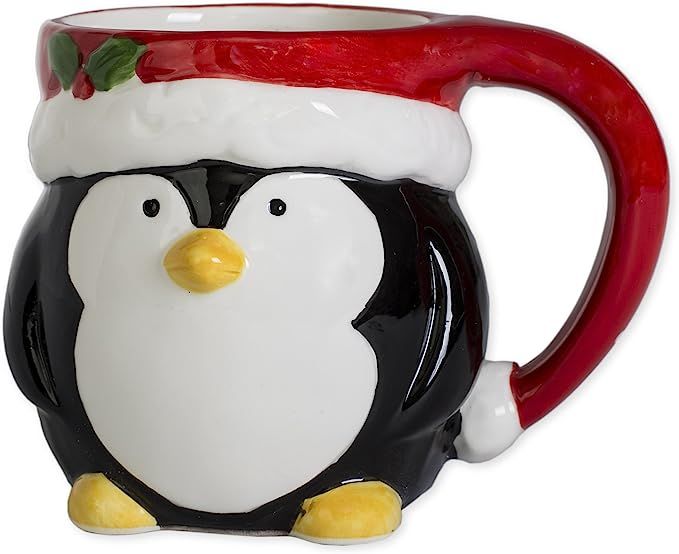 Penguin Holiday Character 12 ounce Ceramic Dolomite Christmas Coffee Mug | Amazon (US)