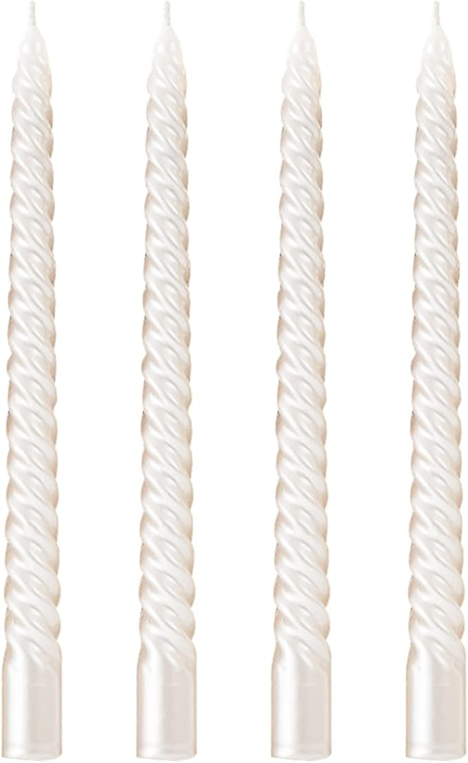 Wrcevtor 10inch Taper Candles Set of 4|7.5 hrs Tapered Candle,Tall Candlesticks for Wedding, Part... | Amazon (US)
