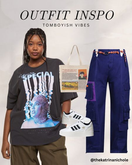 the coolest cargos for plus size babes | tomboyish vibes | curvy outfits | plus size outfit ideas | graphic tees | outfit inspo 

#LTKcurves #LTKfit #LTKstyletip