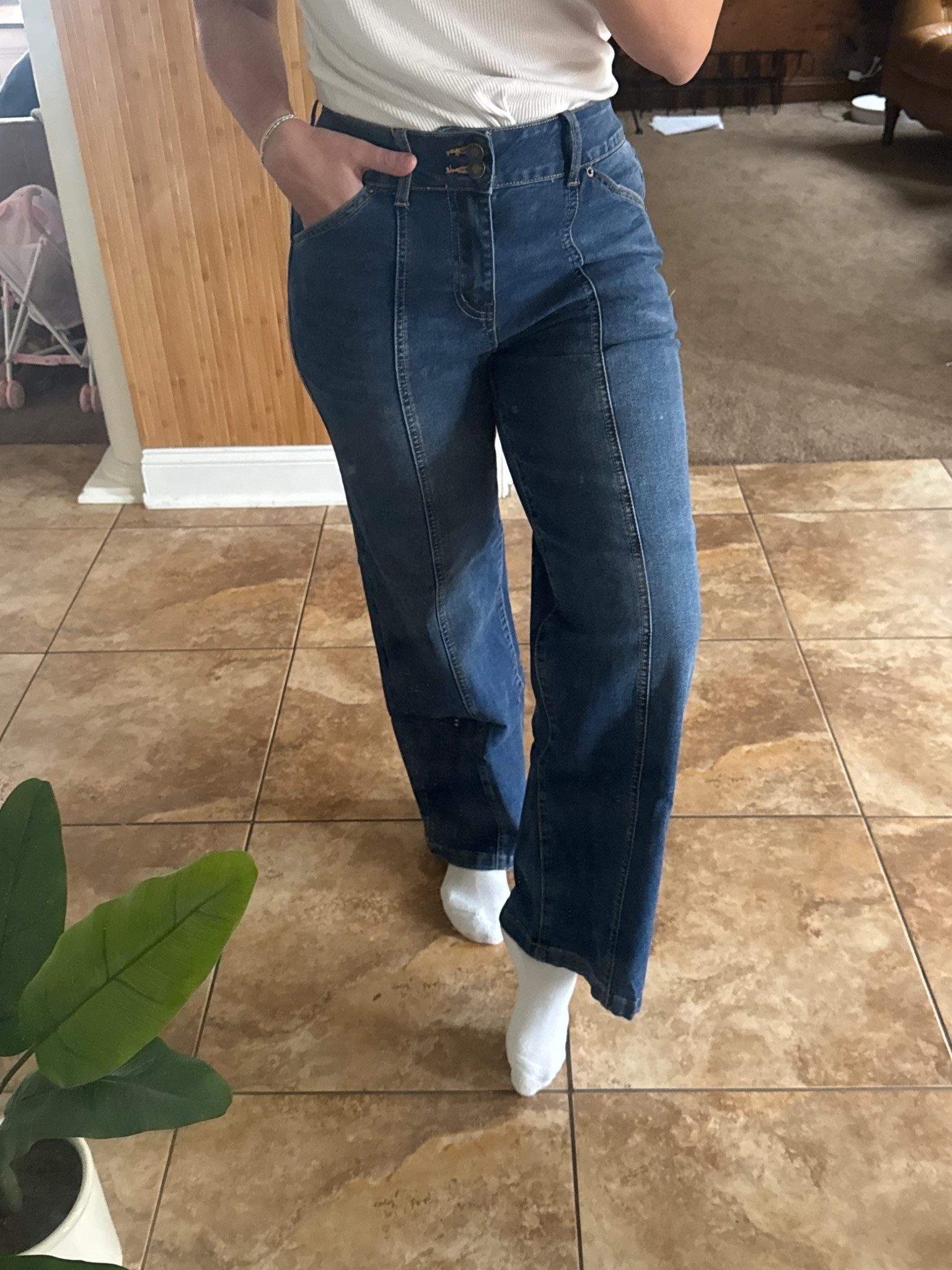 They’re stretchy, comfy, super affordable and true to size! I am wearing size 8. I will be buying more of this brand on Amazon. I’m impressed! 

#LTKootd #LTKmomlife #LTKMidsize