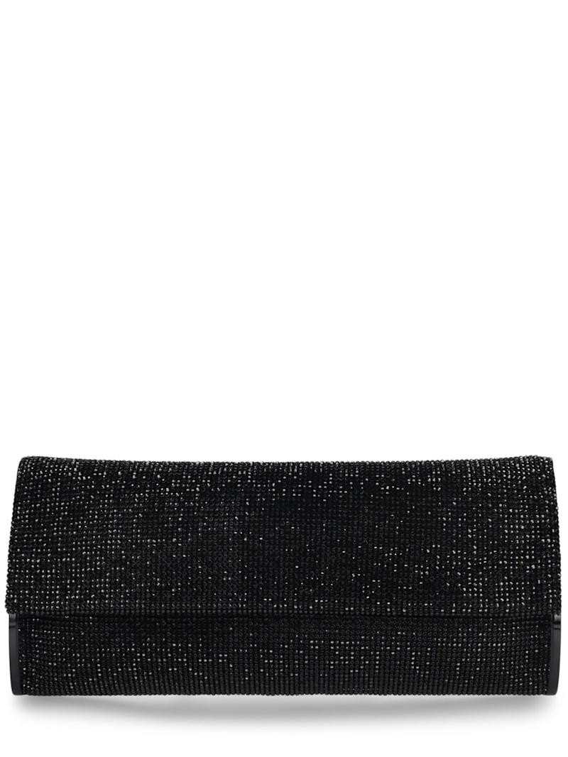 Kate rhinestone mesh clutch | Luisaviaroma
