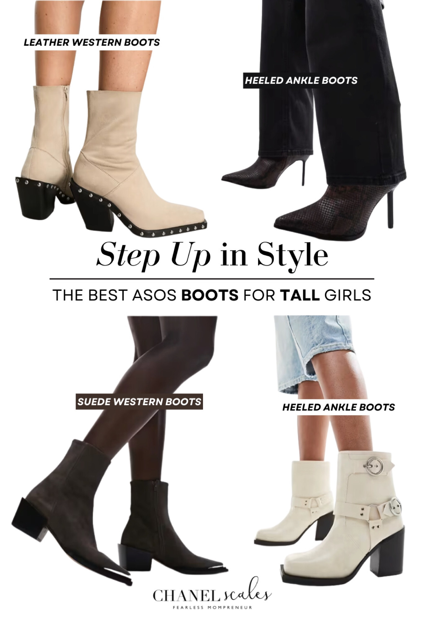 Complete your look with the perfect pair of ASOS boots — designed for tall girls who love to stand out 