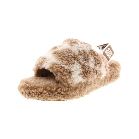 Ugg Womens Fluff Yeah Wool Slip On Slide Slippers | Walmart (US)