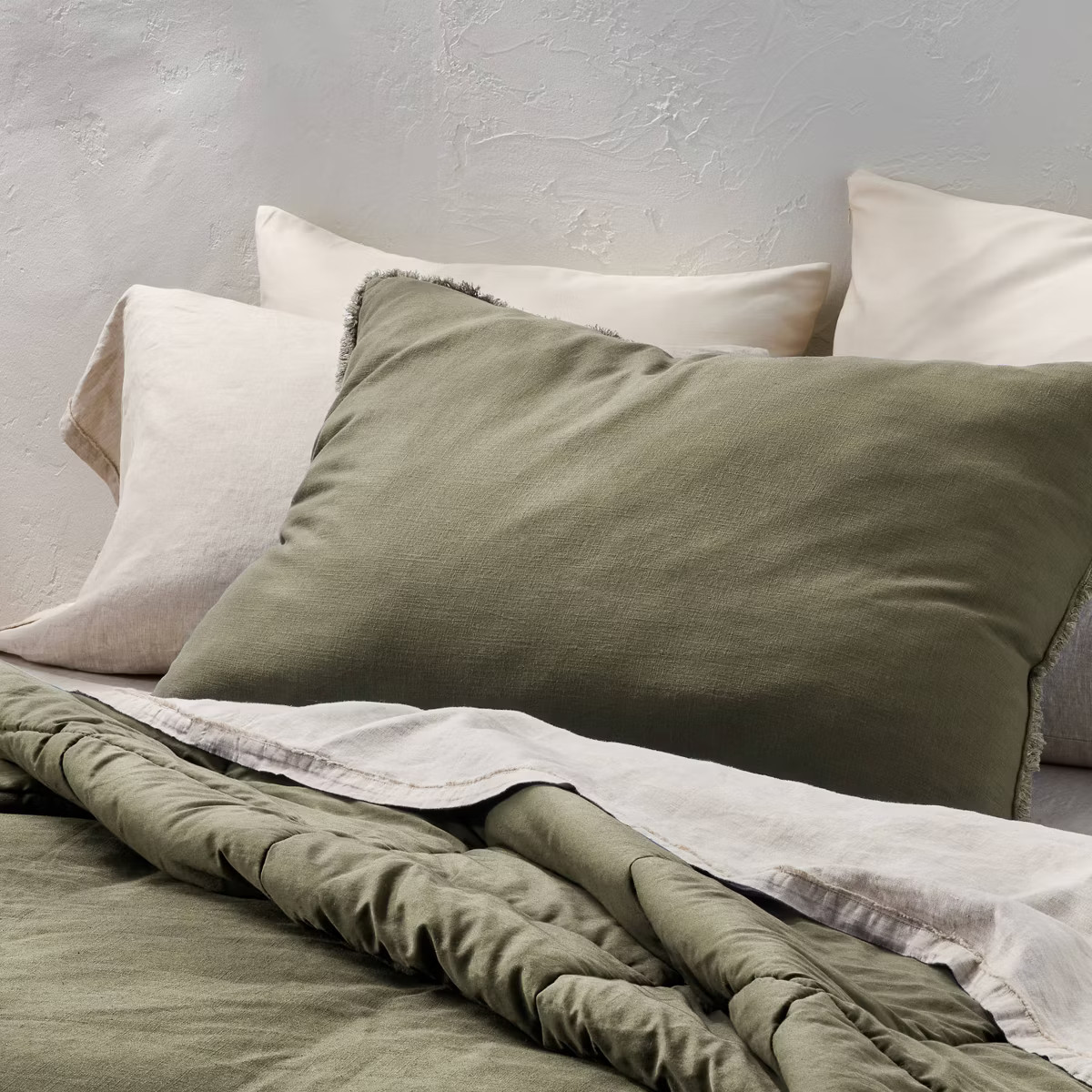 King Euro Heavyweight Linen Blend Throw Pillow - Casaluna™ | Target