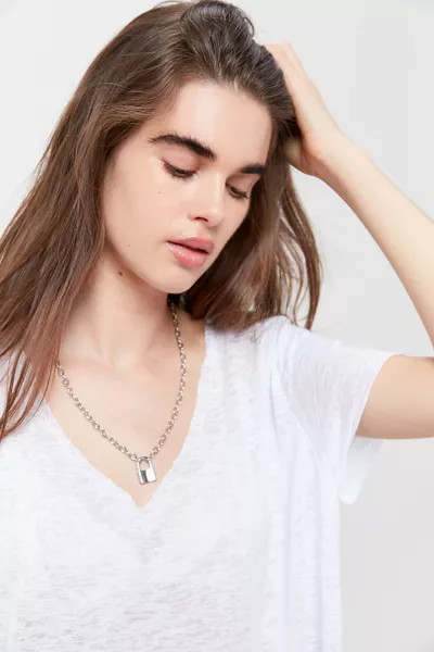 Project Social T Textured-Knit V-Neck Tee | Urban Outfitters (US and RoW)