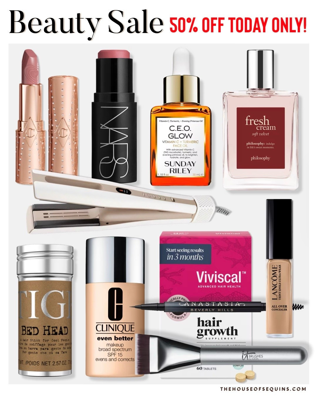 Shop Ulta’s 21 Days of Beauty! 50% OFF select beauty TODAY ONLY!

#LTKSaleAlert #LTKBeauty
