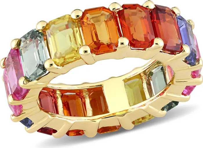 Julianna B. Multi-Color Sapphire Eternity Ring 14k | Nordstrom | Nordstrom