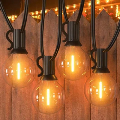 150FT Outdoor Waterproof Patio String Lights with 77 Hanging Bulbs | Wayfair North America