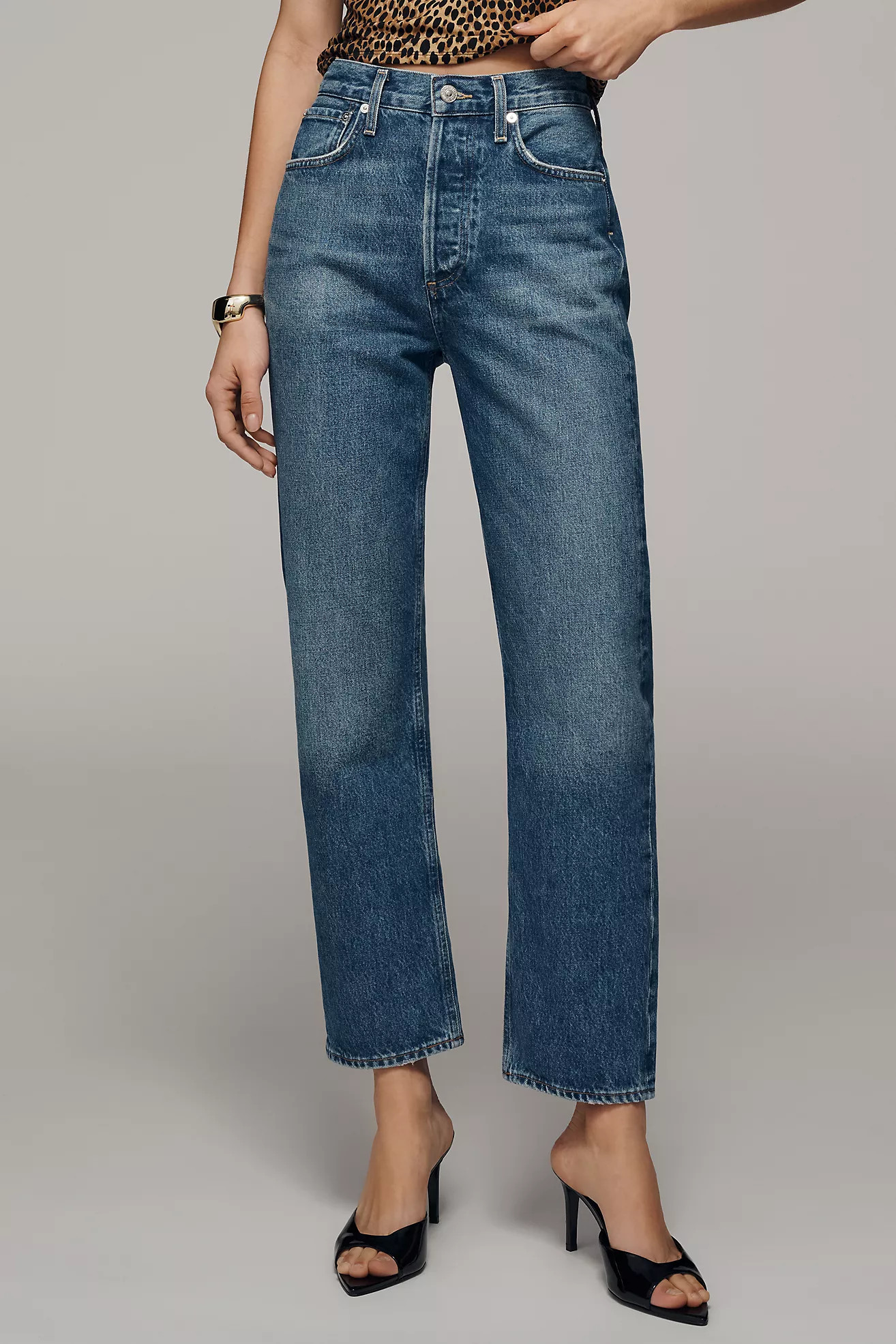 Citizens of Humanity Blaine Button Fly High Rise Jeans | Anthropologie (US)