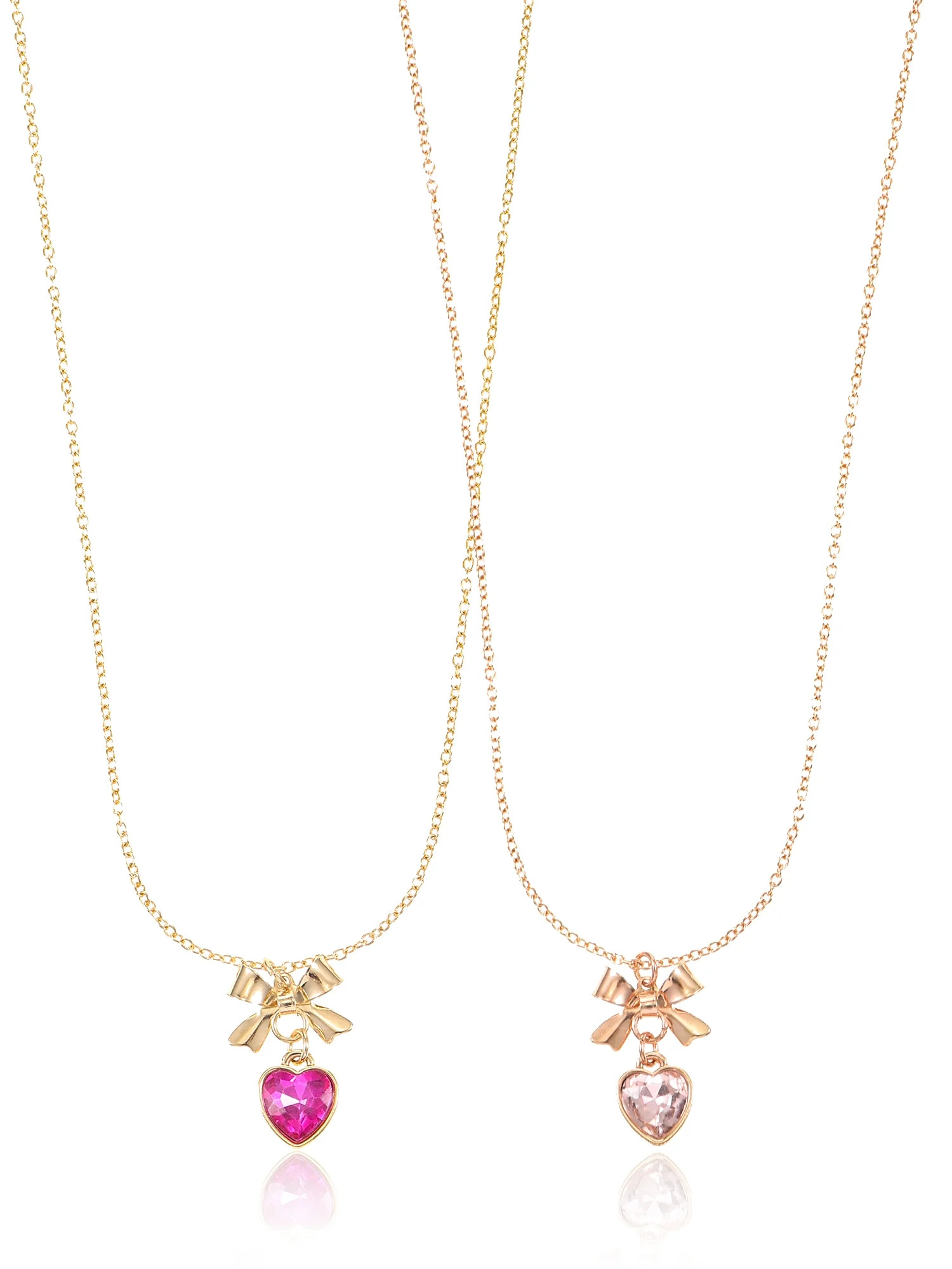 Way to Celebrate Valentine's "Wear-One-Share-One" Heart Necklaces, 2 Pieces | Walmart (US)