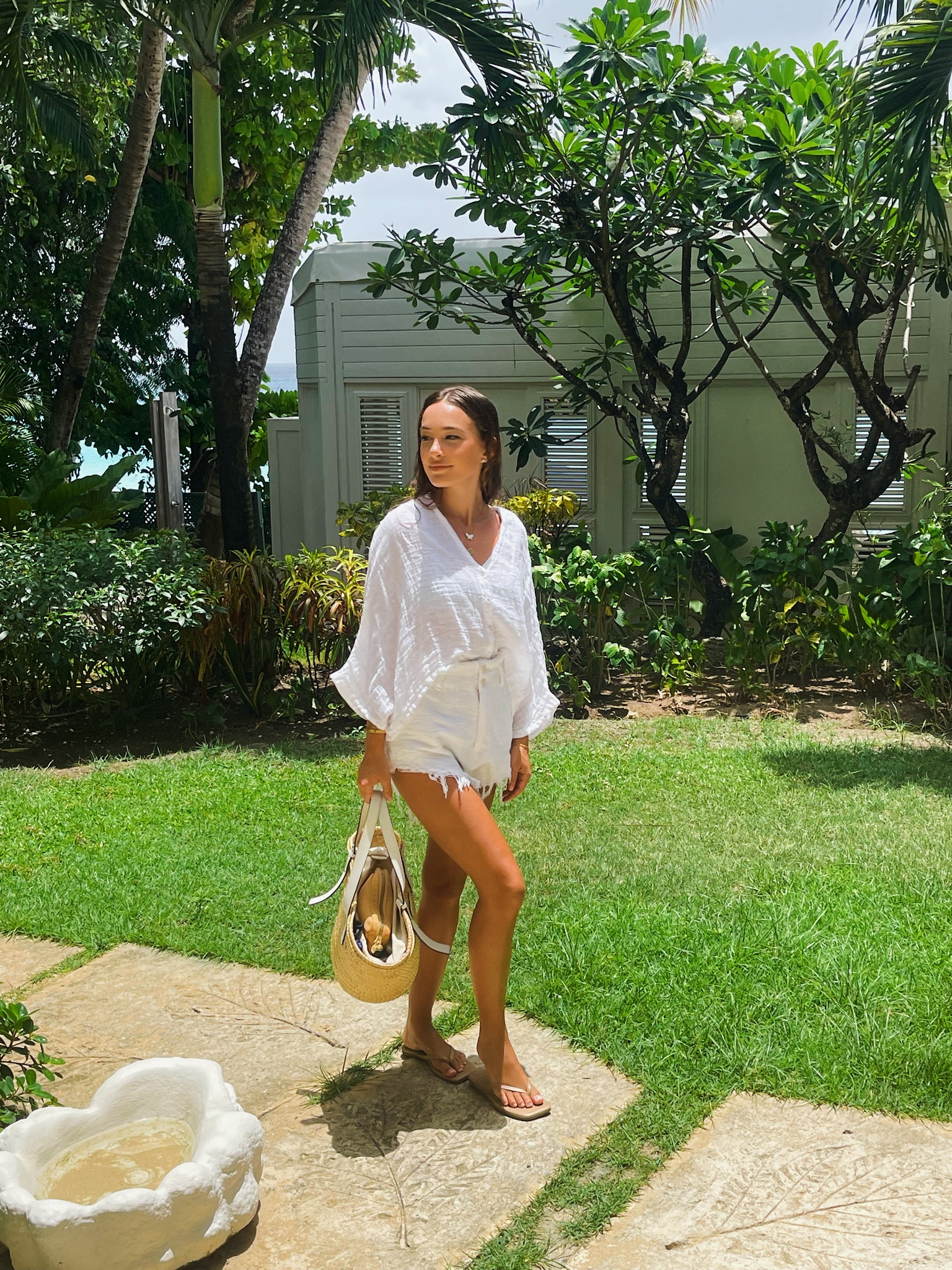 Linked my favorite straw tote bag that I wear constantly! I can’t find mine in white leather, but I found the exact same size in brown. I’ve had it for years and it is still my go-to for my every day, beach days, and even as my travel carry on as it comes with a zipper pouch inside so nothing falls out! Also shop my square toe TKEES - I have them in every color! So easy and chic. 

#LTKSummerSales #LTKSeasonal #LTKStyleTip