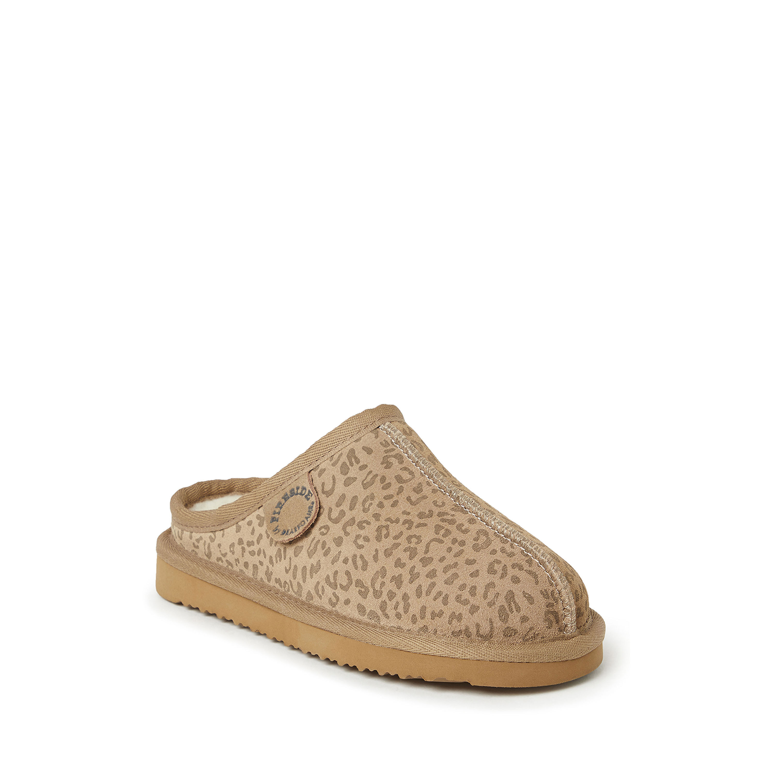 Kid's Fireside by Dearfoams Dempsey Genuine Shearling Clog Slipper | Dearfoams