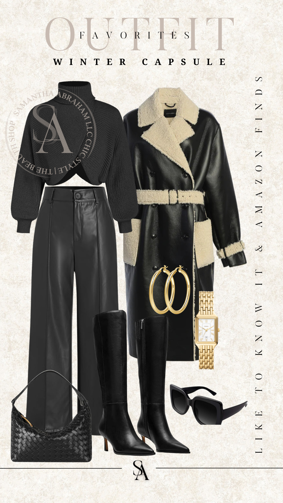 Women's elegant chic spring all black look. 

 #LTKSeasonal #LTKOver40 #LTKStyleTip