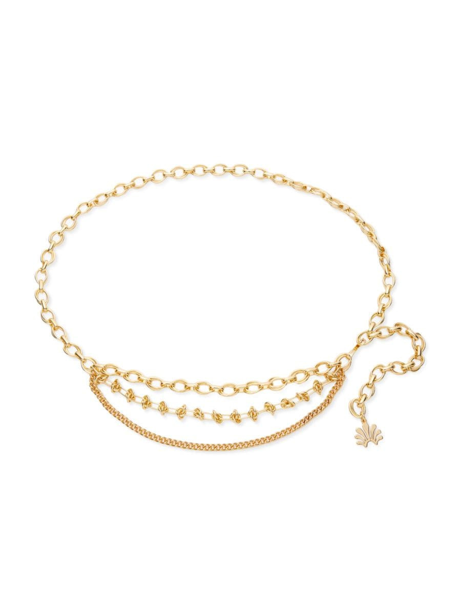 14K Gold-Plated Chain Belt | Saks Fifth Avenue (UK)