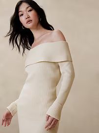 Off-Shoulder Sweater | Banana Republic Factory