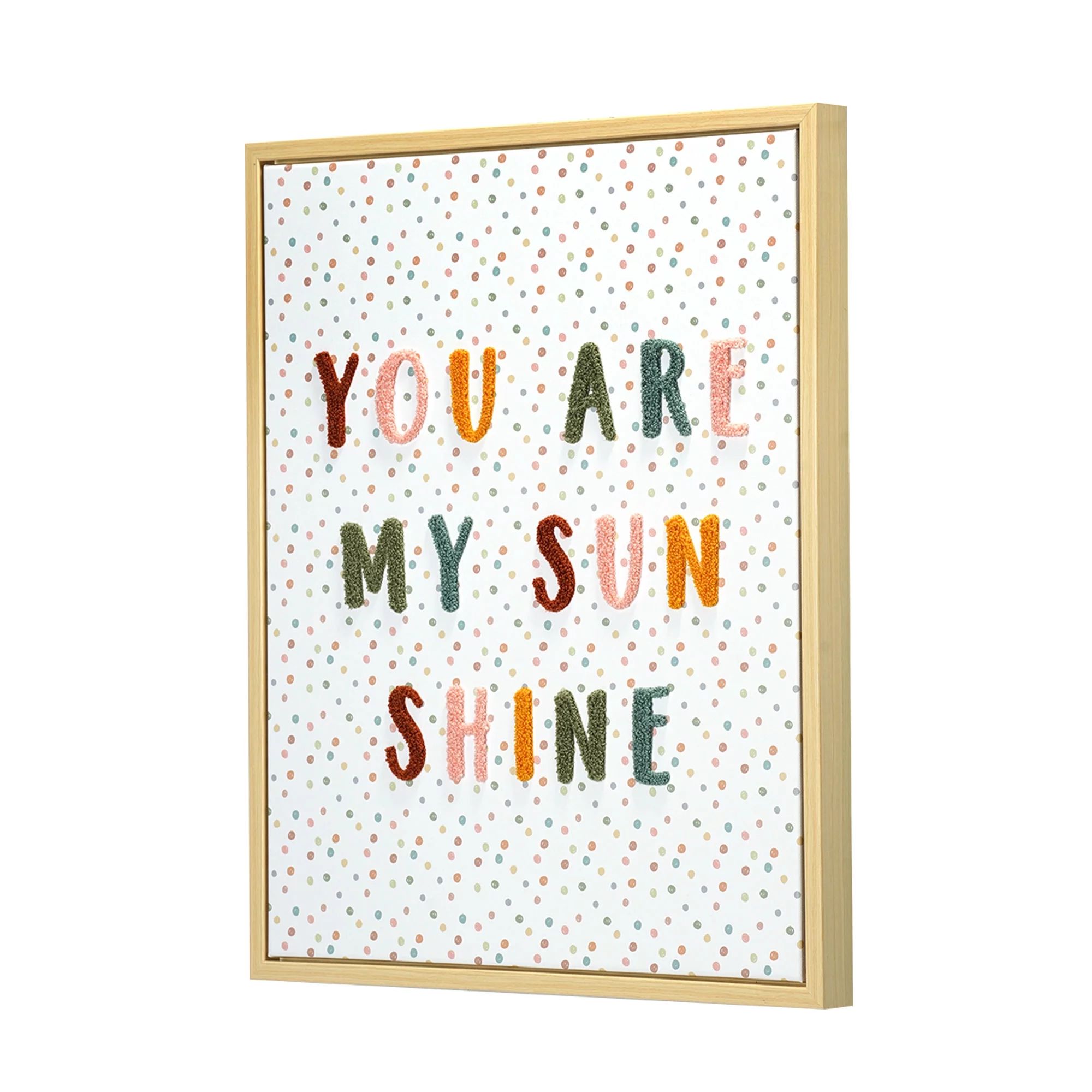 Crystal Art Gallery My Sunshine Inspiration Framed Digital Print 16" x 20" | Walmart (US)