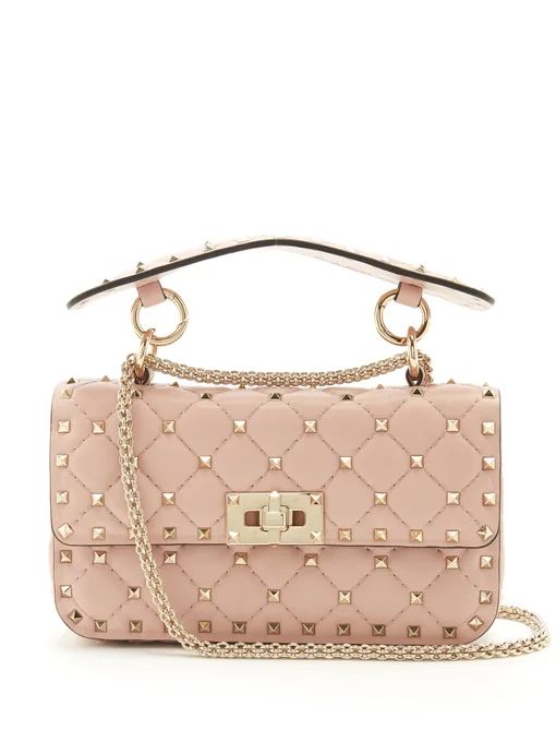 Rockstud Spike small quilted-leather shoulder bag | Valentino | Matches (UK)