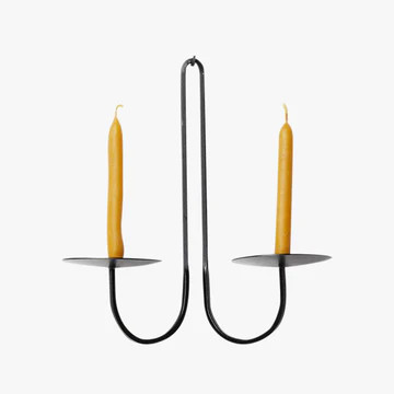 Mortimer Black Double Sconce | Dear Keaton