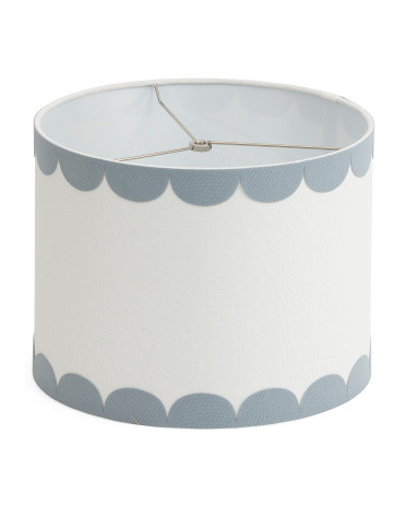13x10 Scalloped Trip Drum Lamp Shade | TJ Maxx