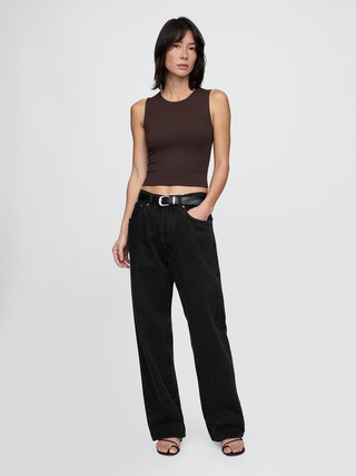 CloseKnit Jersey Crop Tank Top | Gap | Gap (US)