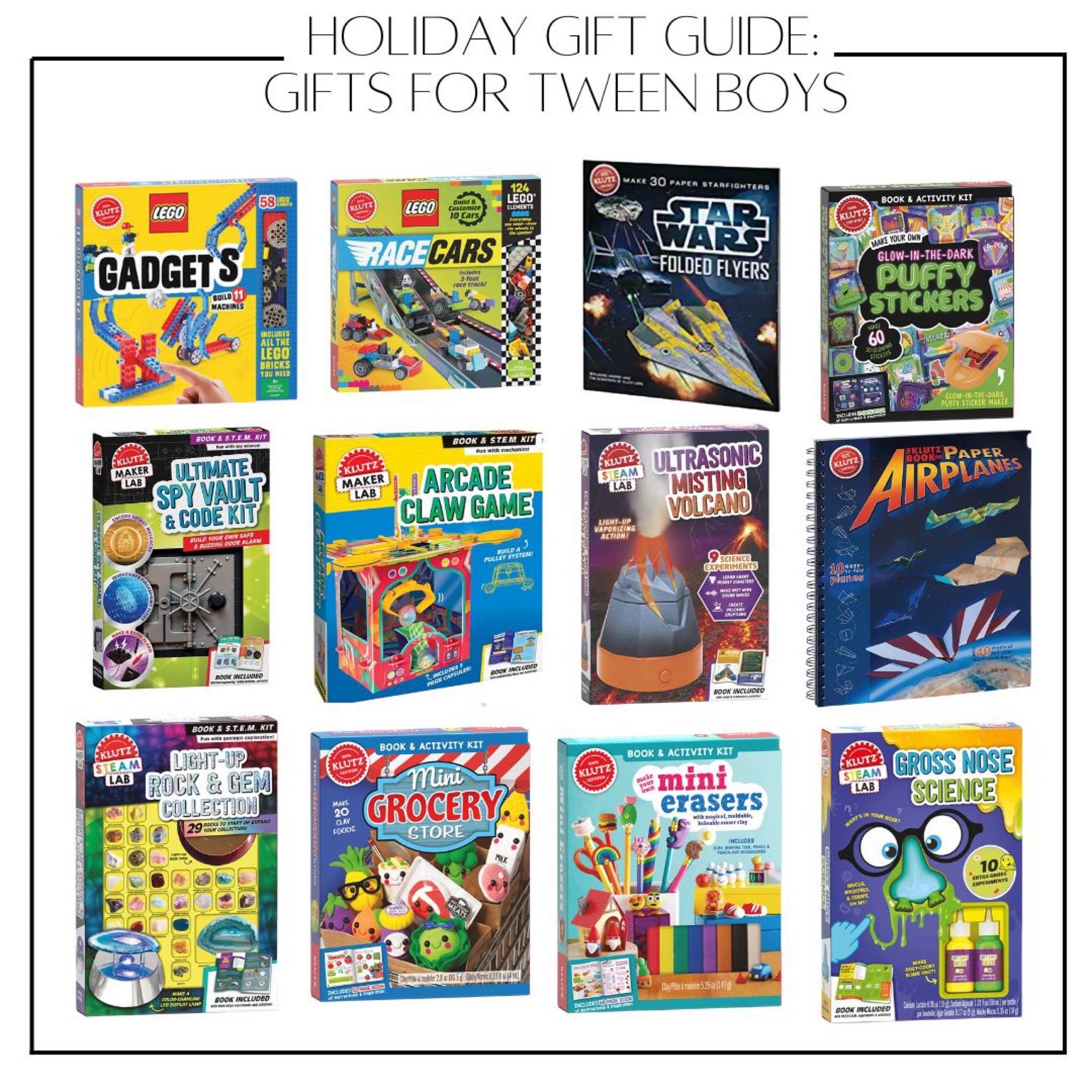 Holiday gift guides, Christmas gift guides, Christmas shopping, holiday shopping for boy, holiday gifts for tween boy, holiday shopping for bot, gift ideas for boy, gift ideas for tween boy



#LTKHoliday #LTKunder100 #LTKkids
