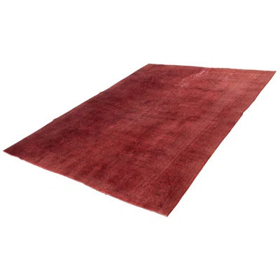 Wacey One-of-a-Kind 9'4" X 12'10" 1990s Wool Area Rug in Red | Wayfair North America