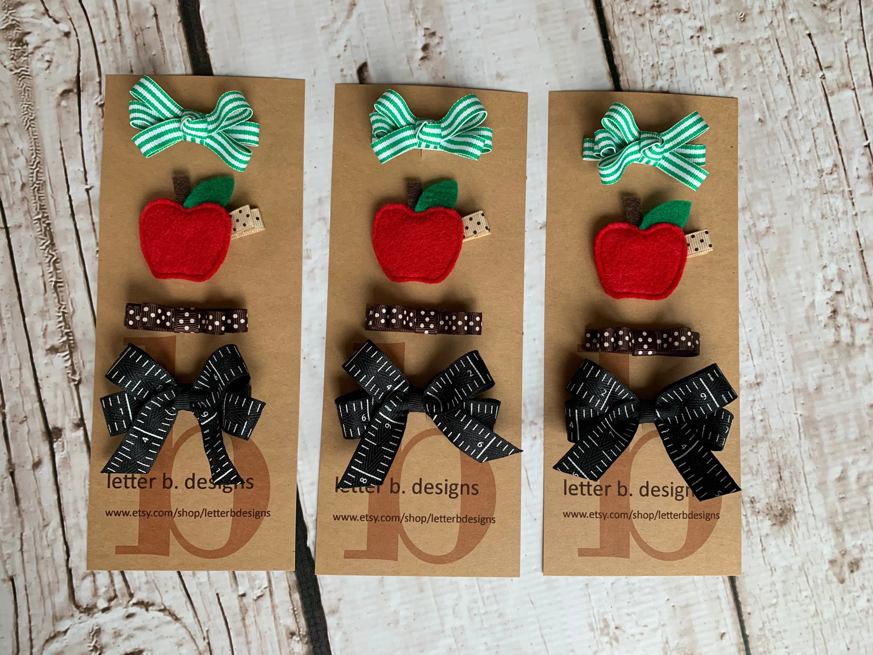 Apple School Clip Set | Etsy | Etsy (US)