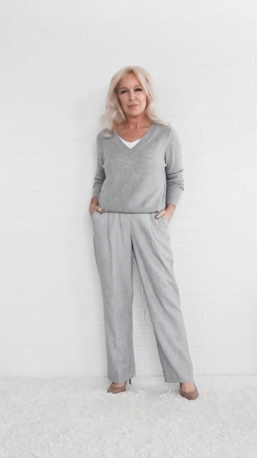 Midlife Women: 5 Days of CHIC Work Outfits! 
-Wearing Quinn pants in Gray

#LTKWatchNow #LTKWorkwear #LTKOver40