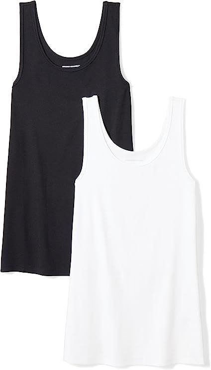 Amazon Essentials Women's 2-Pack Slim-Fit Tank | Amazon (US)